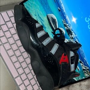 Jordan Kids Sneakers Black and Red